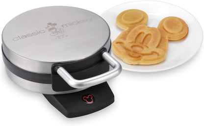 Disney DCM-1 Classic Mickey Waffle Maker, Brushed Stainless Steel