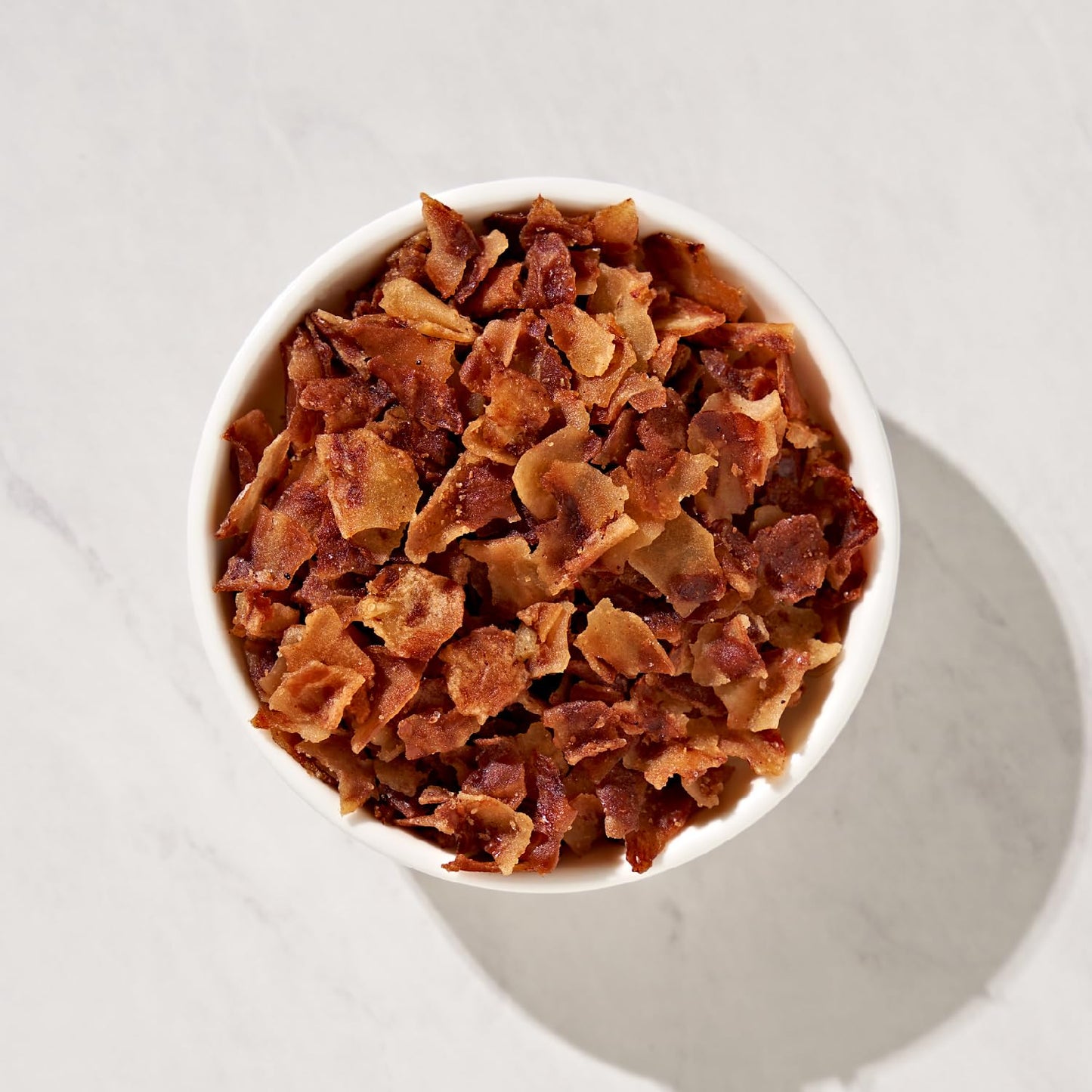 Fresh Gourmet Vegan Bacon-Less Bits - 3.5 oz Plant-Based Topping for Salads, Potatoes, Soups, and More | Soy-Free, Kosher, and Smoky Flavor | Resealable Pouch