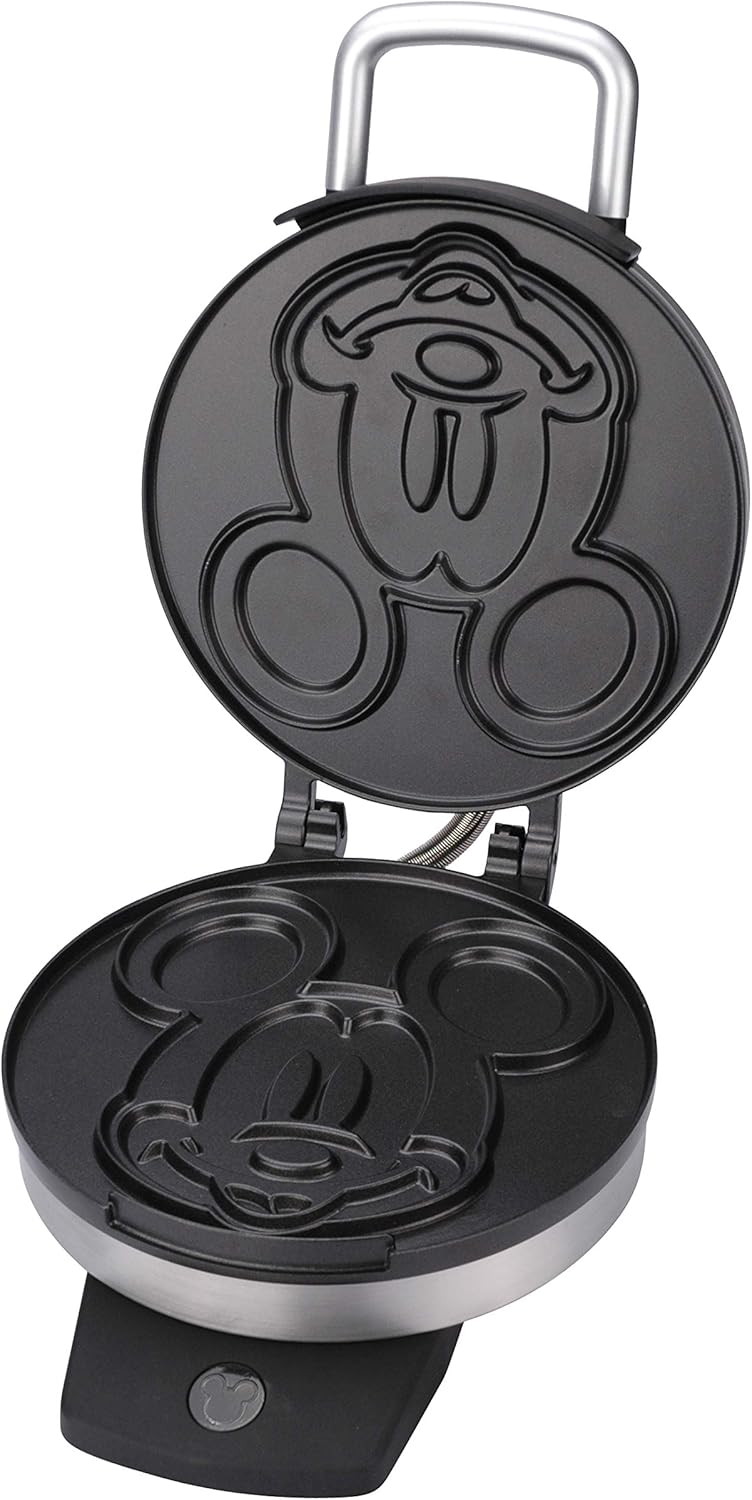 Disney DCM-1 Classic Mickey Waffle Maker, Brushed Stainless Steel