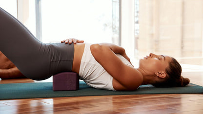 Manduka Foam Yoga Block - Recycled EVA Foam Block with Ergonomic Support, Yoga Equipment, Home Gym Accessory, & Pilates Tool, Lightweight for Travel, High Density, Comfortable Edges