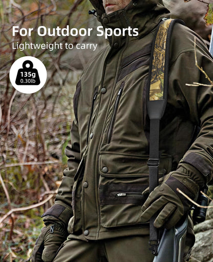 EZshoot Two Point Sling Rifle Sling with Metal Swivels,Rifle Strap with Soft Widened Shoulder Padded, Length Adjustable Gun Sling for Outdoor Sports,Camo