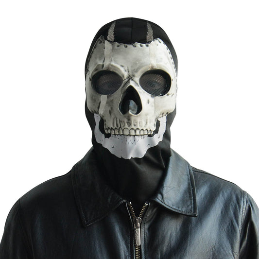 CrosCentury Ghost Mask Call of Duty Full Skull MW2 War Game Cosplay Skeleton Mask for Kid Adults Halloween Costume Masks