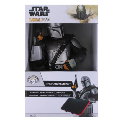 Exquisite Gaming: Star Wars: The Mandalarian - Original Mobile Phone & Gaming Controller Holder, Device Stand, Cable Guys, Licensed Figure