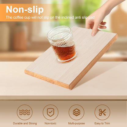 FEXIA Shelf Liners for Kitchen Cabinets Non-Slip Drawer Liner 14 Inches x 20 FT Waterproof & Oil-Proof Non Adhesive Durable Material Fridge Liner for Shelves