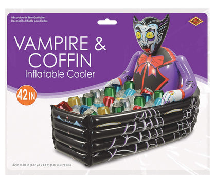 Halloween Inflatable Dracula Coffin Cooler