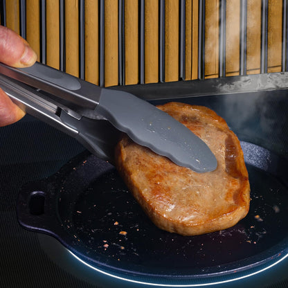 RAXCO Kitchen Utensils Set,18-Piece Cooking Tools and Sharp Knives,Stainless Steel Holder and Cutting Board