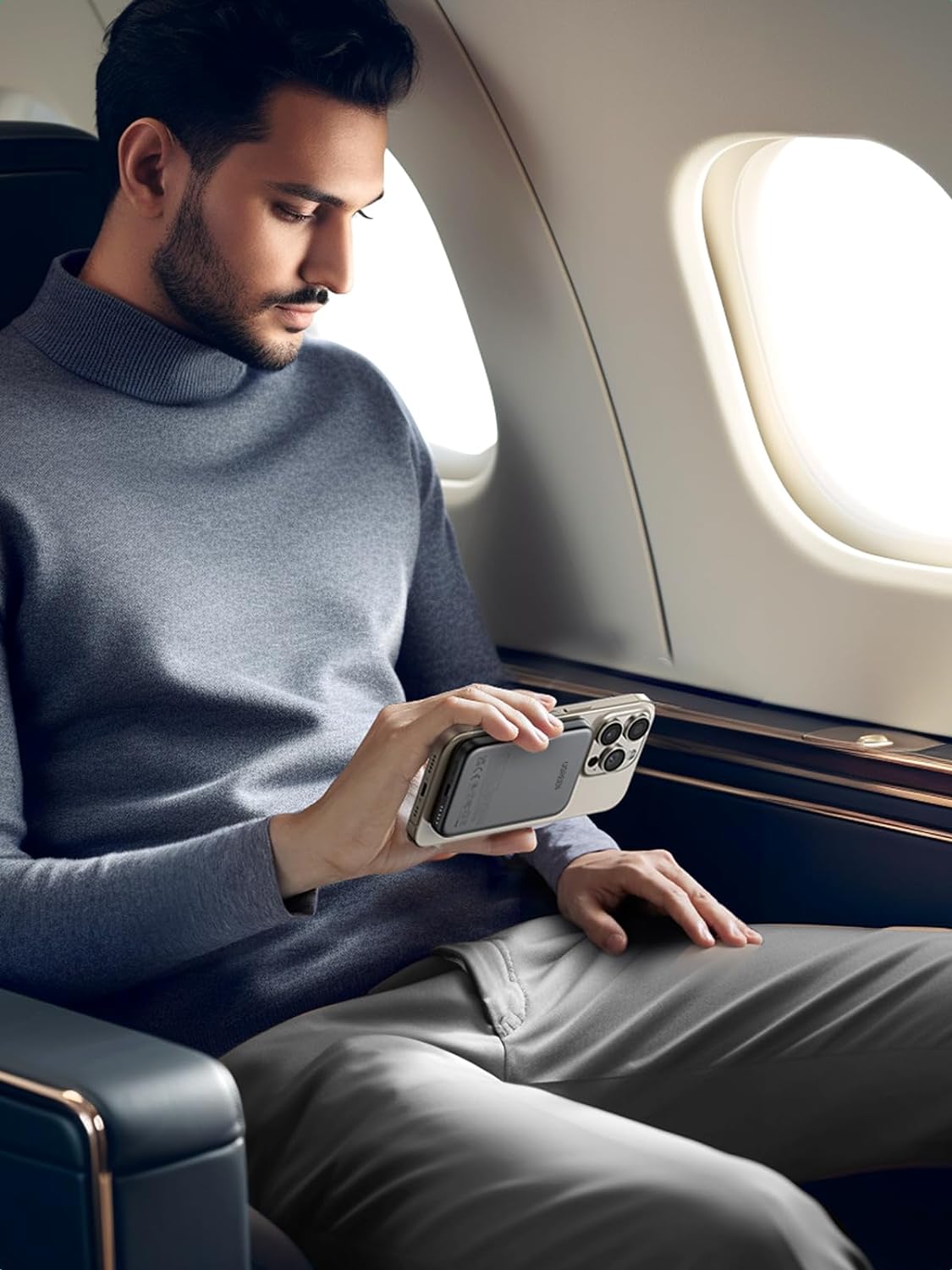 UGREEN Magnetic Power Bank,5,000mAh Wireless Portable Charger, PD 20W Fast Charging Battery Pack with USB-C for Magsafe, iPhone 17/17 Air/17 Pro/17 Pro Max, iPhone 16/15/14/13/12 Series