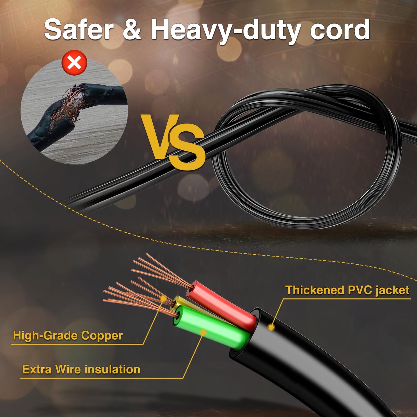 100FT Solar Lights Outdoor String Lights Waterproof G40 Patio lights Solar Powered with Remote USB Port 30+2 LED Shatterproof Bulbs 3 Light Modes, Dimmable Solar Lights for Camping for Porch Backyard