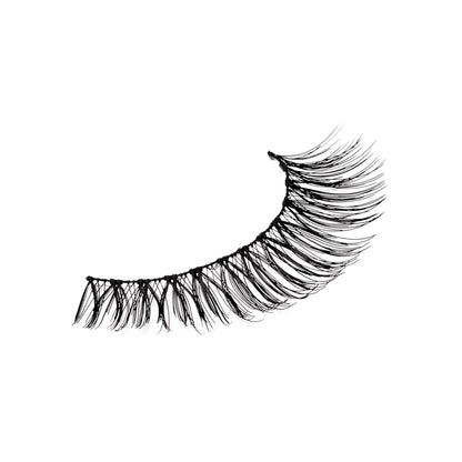 KISS Looks So Natural, False Eyelashes, 'Shy', 12 mm, Includes 5 Pairs Of Lashes, Contact Lens Friendly, Easy to Apply, Reusable Strip Lashes, Glue On