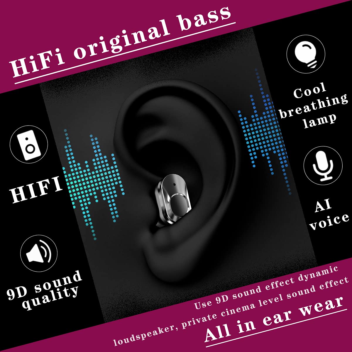 Desong Smart Watch with Earbuds 3 in 1 Round Fitness Tracker 1.28inch Smartwatch for Men Answer/Make Call Speaker Recording Sleep Monitor Sports Smart Watch Long Time Standby