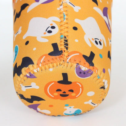 3 Pack Reusable Iced Coffee Sleeves - Xumbtvs Insulator Sleeve for Cold Beverages, Neoprene Coffee Cup Holder (Halloween Boo)