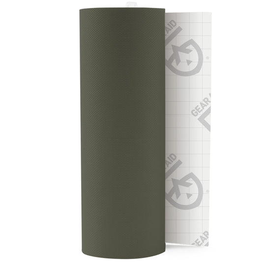 GEAR AID Tenacious Tape 3”x20” Fabric and Vinyl Gear Repair Tape, Quickly Fix Holes and Rips in Puffy Jackets, Rain and Snow Gear, Tents, Sleeping Bag and More, OD Green, 1 Pack