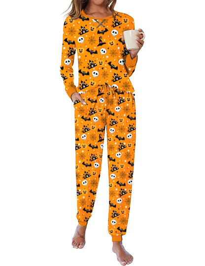 Ekouaer Pajamas For Women Comfy Long Sleeve Jogger Set Lounge Pjs Set With Pockets