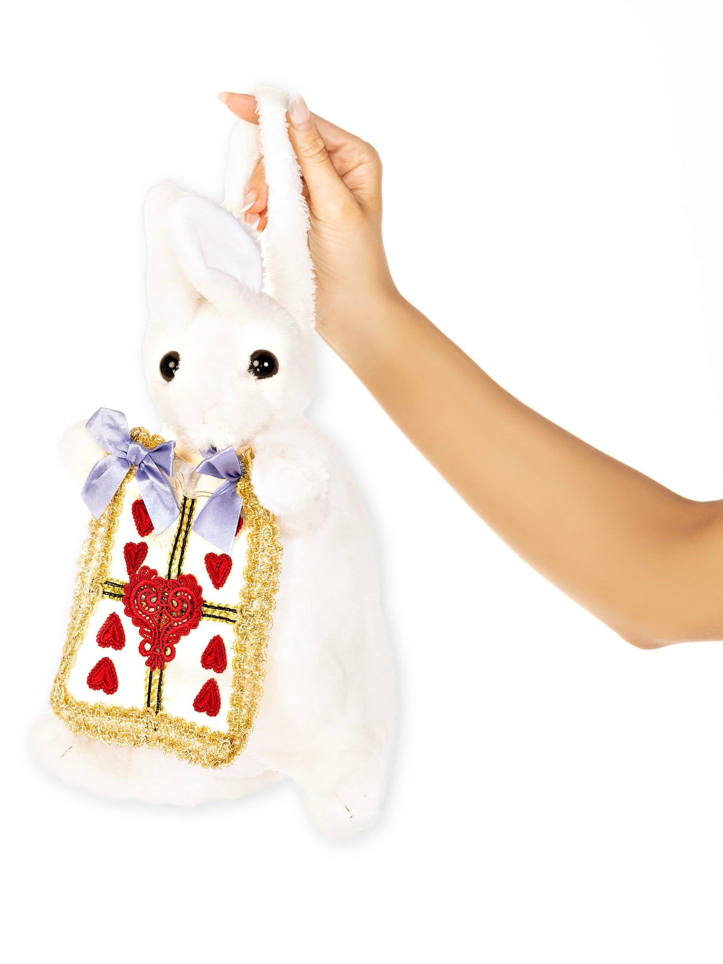 Leg Avenue womens Rabbit Purse Costume Accessories, Rabbit Purse White/Gold, One Size US