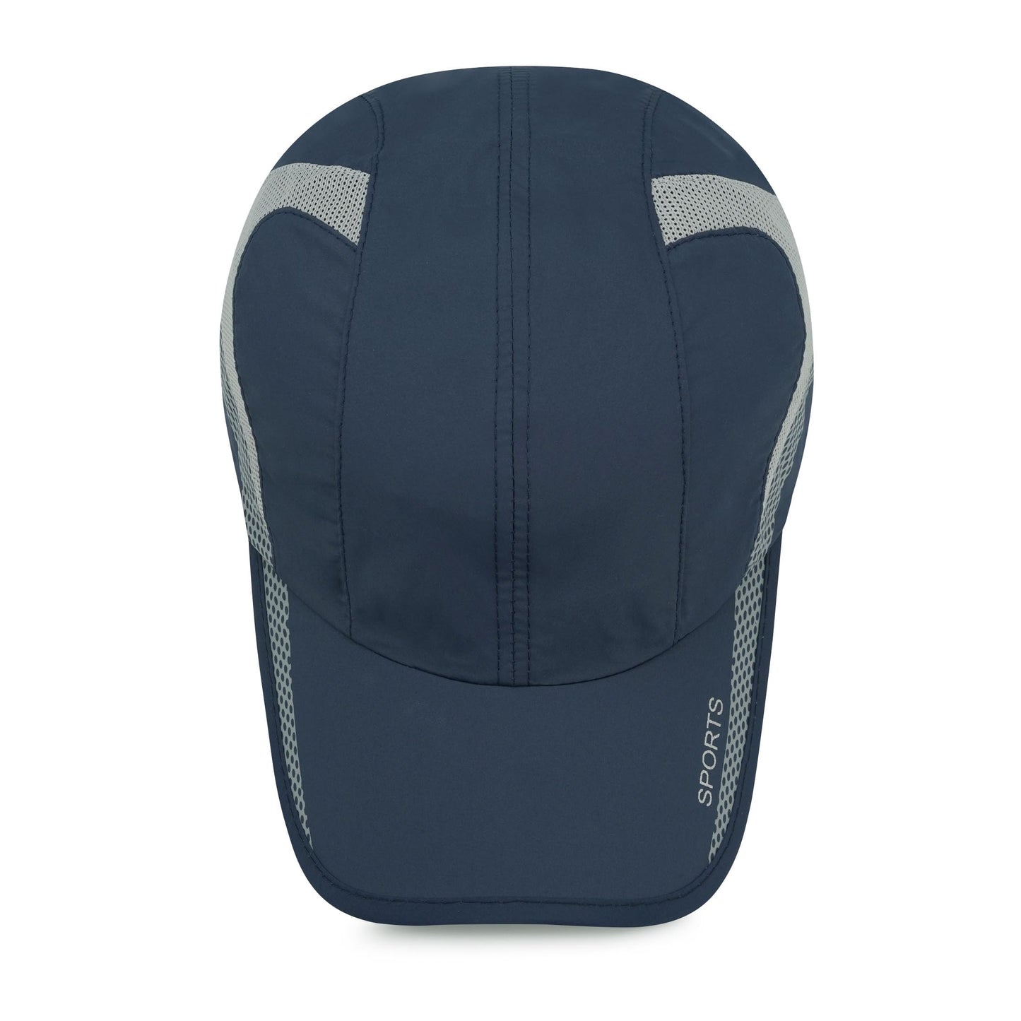 CLAPE Running Performance Hat Outdoor Sports UV Protection Baseball Cap Ultra Thin Lightweight Waterproof Quick Dry Portable Mesh Hat Dark Blue