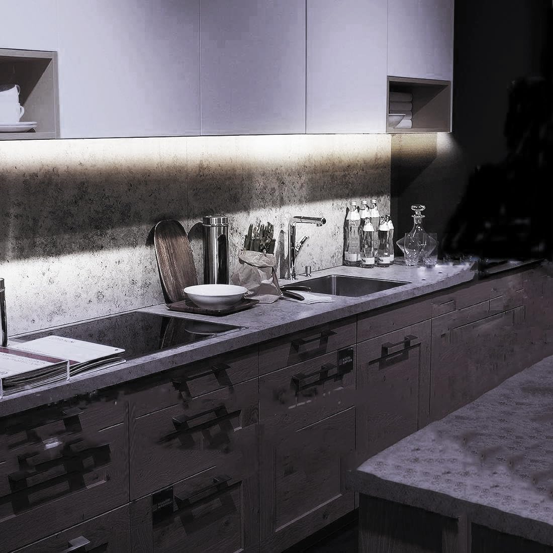 (4000K) - Amagle LED Dual Mode Motion Night Light, Flexible LED Strip with Motion Sensor Closet Light for Bedroom Cabinet, Nature White (4000K) (4 AAA Batteries Operated, Not Included)