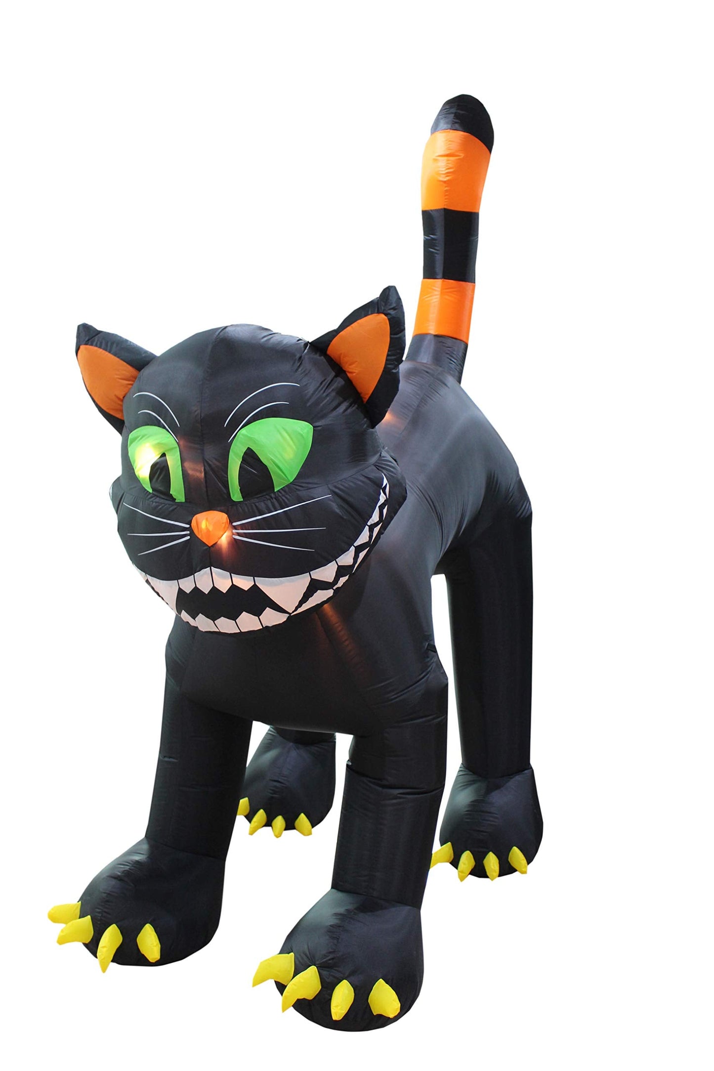 11 Foot Tall Animated Halloween Inflatable Black Cat