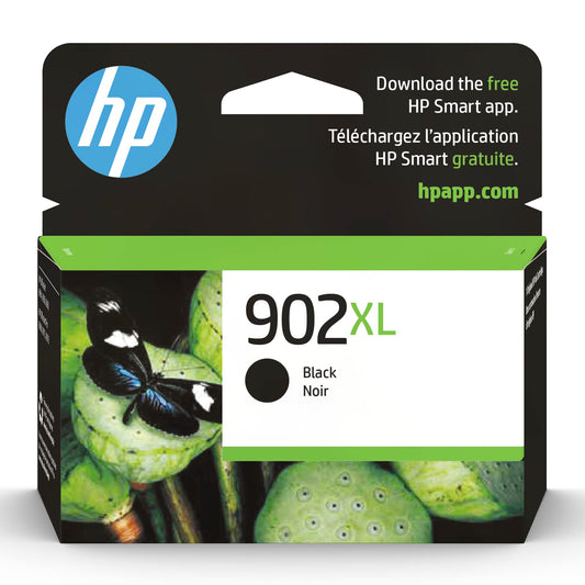 HP 902XL Black High-yield Ink Cartridge for HP Printers | Works with Printer Series: OfficeJet 6954, 6958, 6962, OfficeJet Pro 6968, 6975,, 6978 | Eligible for Instant Ink | T6M14AN