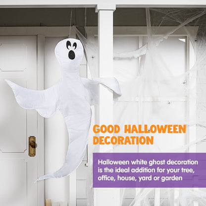 JOYIN Halloween Tree Wrap Ghost Decoration Outdoor, Cute Ghost Design Decorations for Halloween Lawn, Tree, Party Supplies