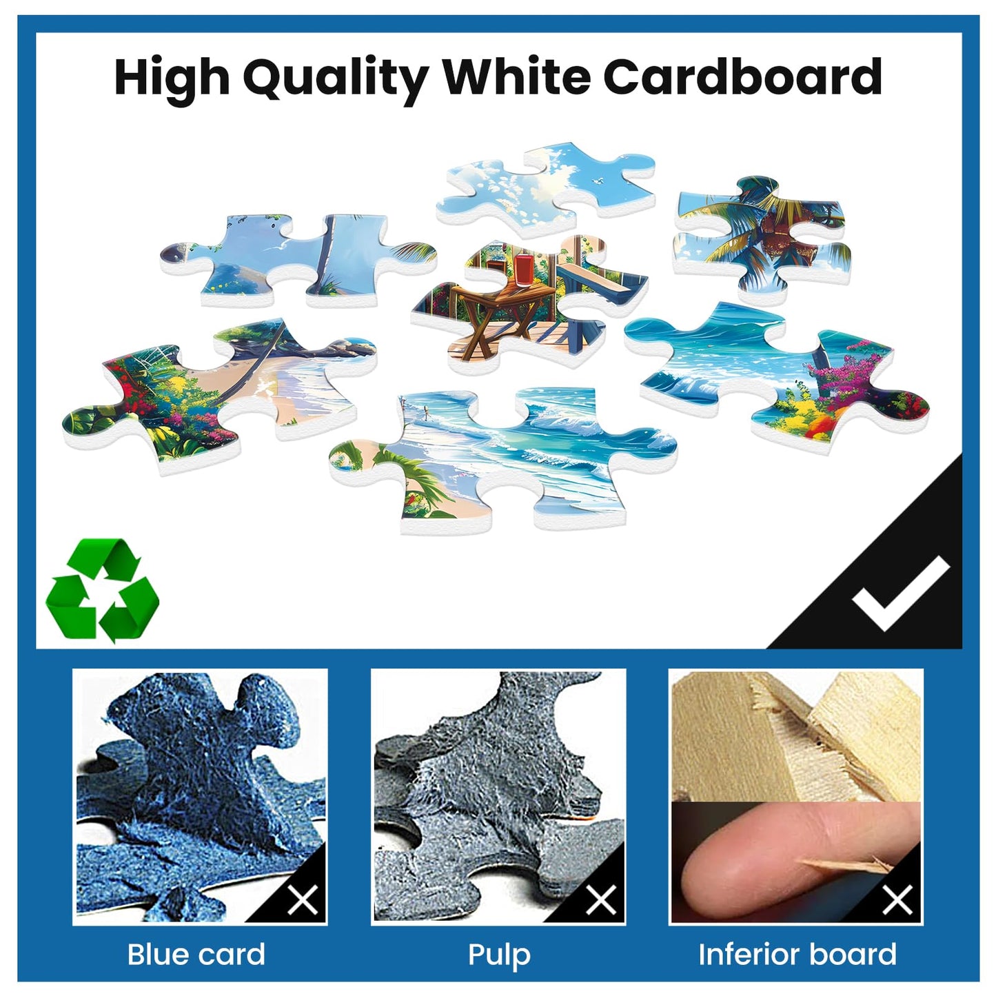 Jigsaw Puzzles for Adults 500 Pieces, Interlock Perfectly Letter on Back No Dust, Home Decor Birthday Party Gift Toy for Men Women Elders Seniors, 1:1 Poster Educational Toys & Games | 20.5 x 15 in