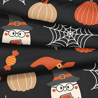 Cute Halloween King Comforters Cartoon Ghost Bedding Set Funny Halloween Bat Home Decor Cute Pumpkin Down Comforter Castle Quilt Set 4 Pcs Ultra Soft Microfiber for Kids Adults