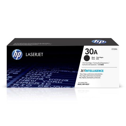 HP 30A Black Toner Cartridge | Works with HP LaserJet Pro M203 Series, HP LaserJet Pro MFP M227 Series | CF230A