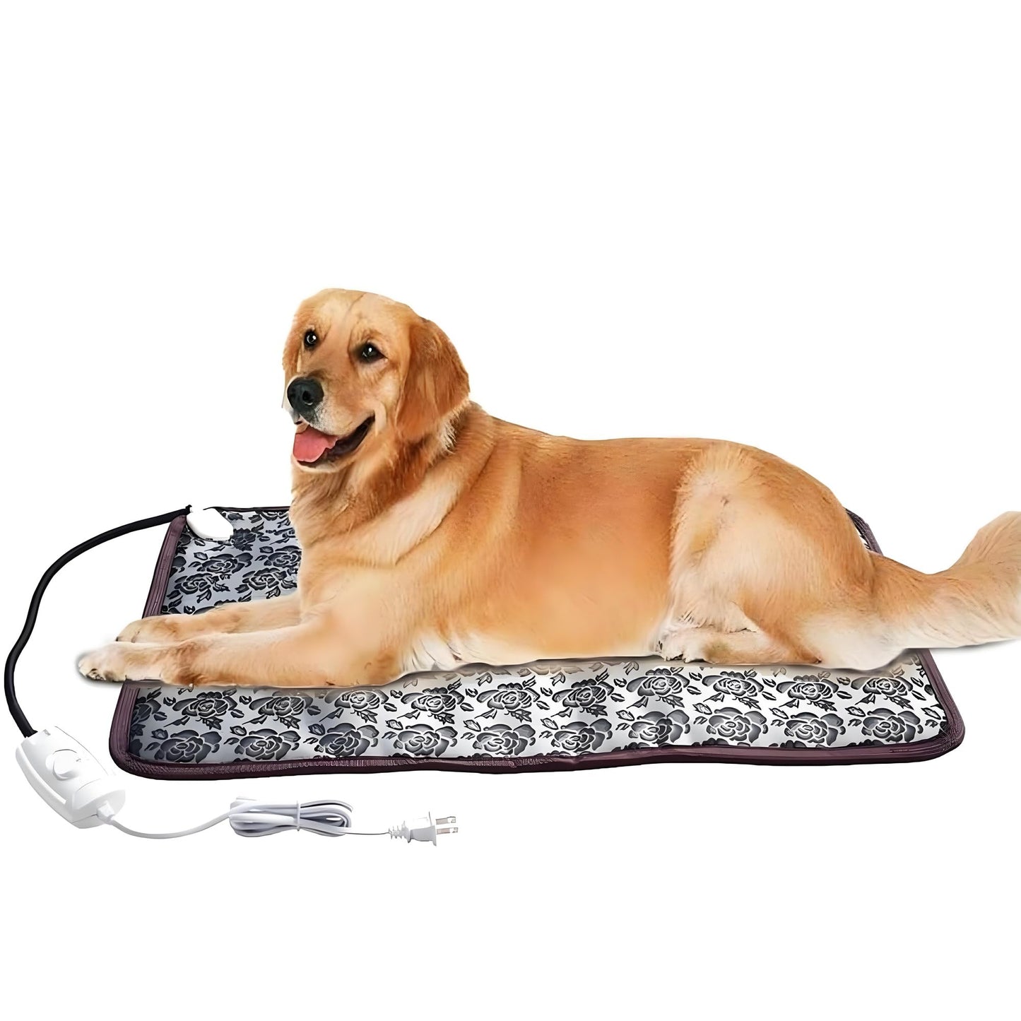 Heated Dog Bed Dog Heating Pad,Outdoor Doghouse Indoor Bed,Continuous High & Low Heater for Small Medium Pet Cat Puppy Puppies Chew Proof