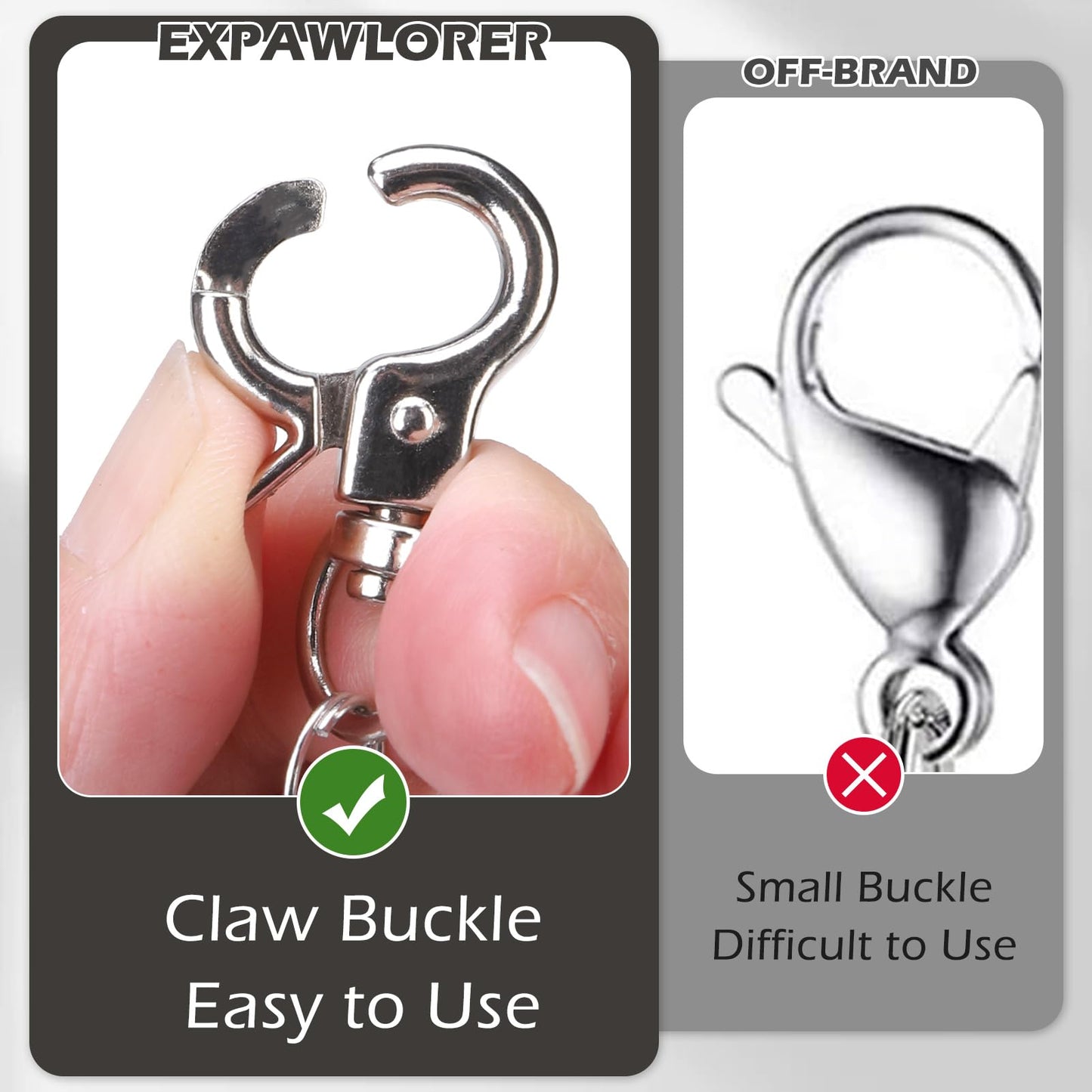 EXPAWLORER Halloween Cat Bell 2 Pack - Pet Collar Accessories Bells Loud with Claw Buckle, Holiday Collar Charm Jingle Pendants Ornament Jewelry, Save Birds Tracker, Neck Decoration for Cats Dogs