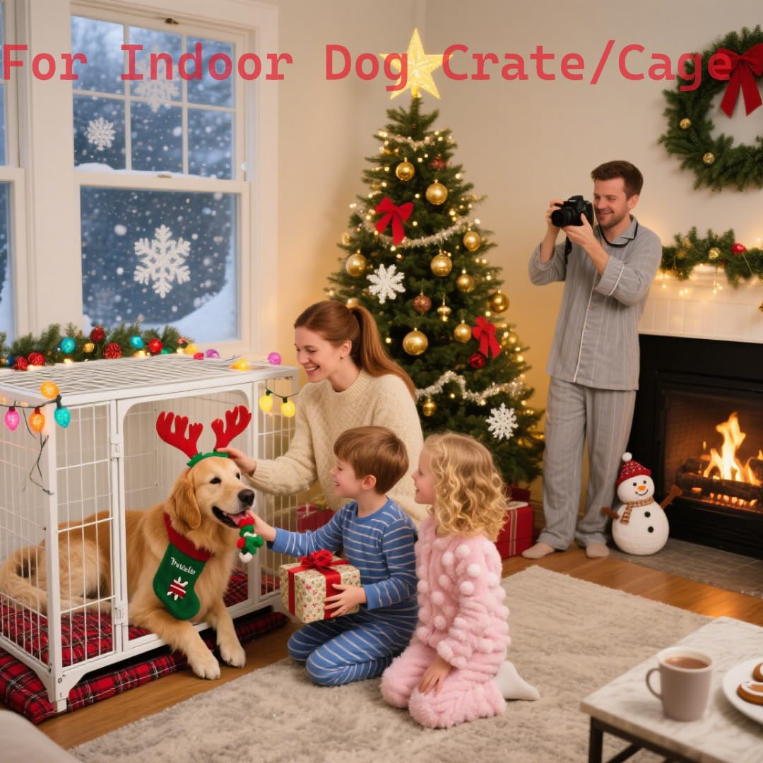 Heated Dog Bed Dog Heating Pad,Outdoor Doghouse Indoor Bed,Continuous High & Low Heater for Small Medium Pet Cat Puppy Puppies Chew Proof