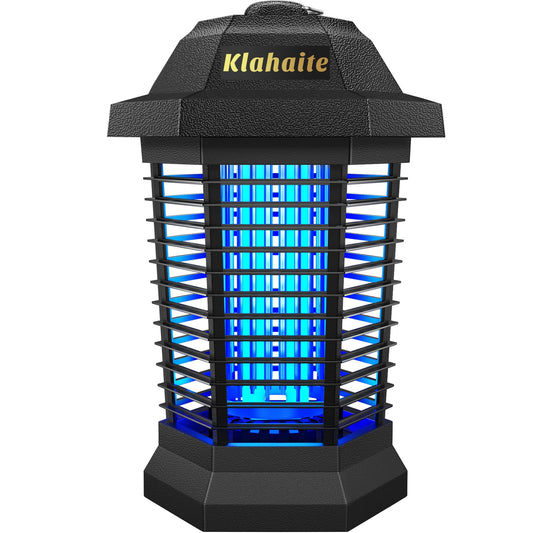 Klahaite Bug Zapper Outdoor, Mosquito Zapper, Fly Traps Fly Zapper,Mosquito Repellent Outdoor Patio and Backyard Covers 1/2 Acre, 4200V Powerful Grid, ABS Fireproof Plastic Outer