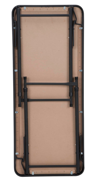 Cosco 20 x 48 Adjustable Height PVC Top, Black Table