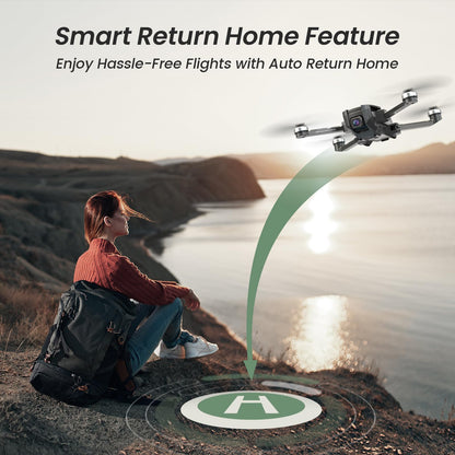 Holy Stone HS720E Drones with Camera for Adults 4K,Integrated Remote ID, 2 Batteries 46 Min Flight Time, 5GHz FPV Transmission, 130° FOV EIS Camera,Drone with 4K/30FPS Video,Brushless Motor, Auto Return, Follow Me, GPS Drone for Beginner