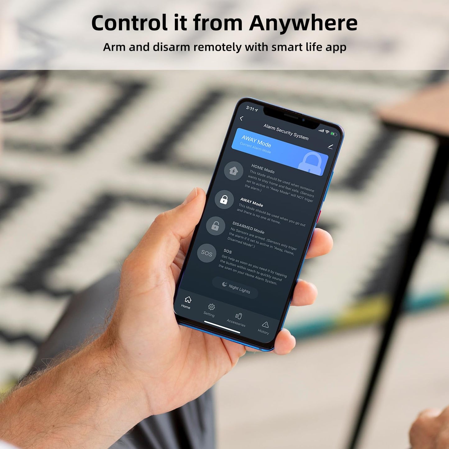 GRSICO Wireless Alarm System 9 Piece Kit, WiFi Alarm System for Home Security with Phone APP Alert (Alarm Siren, Keypad, Remote, Motion, and Door Sensors) for Home, Apartment, Compatible with Alexa