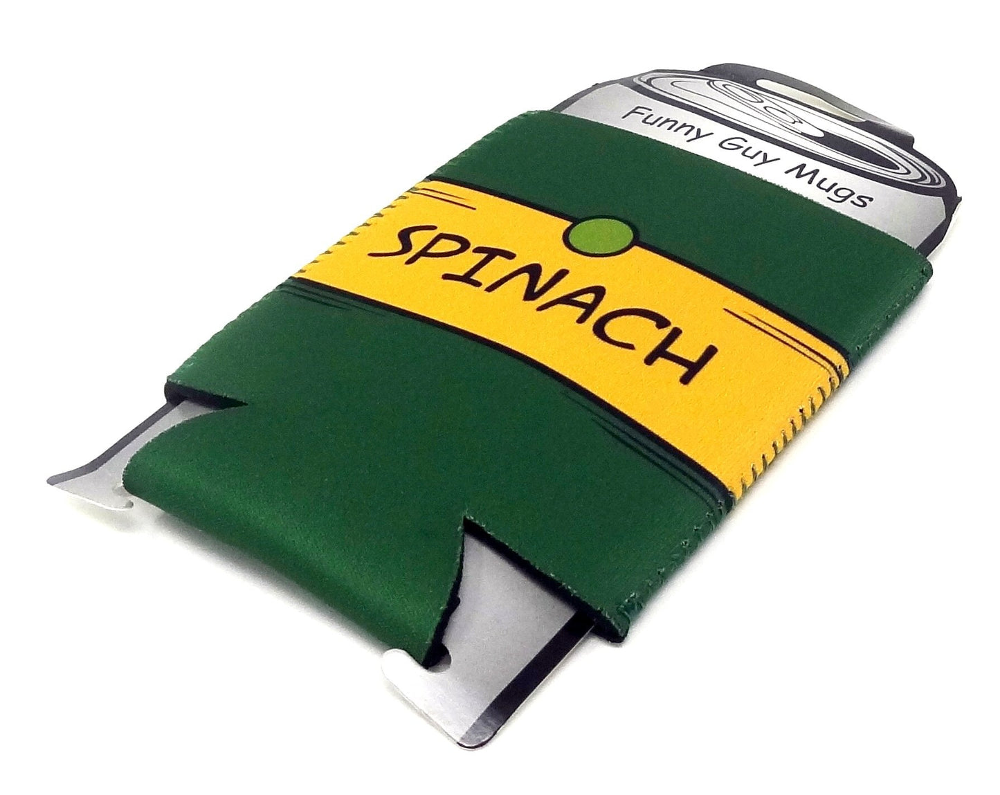 Funny Guy Mugs Spinach Collapsible Neoprene Can Coolie - Drink Cooler