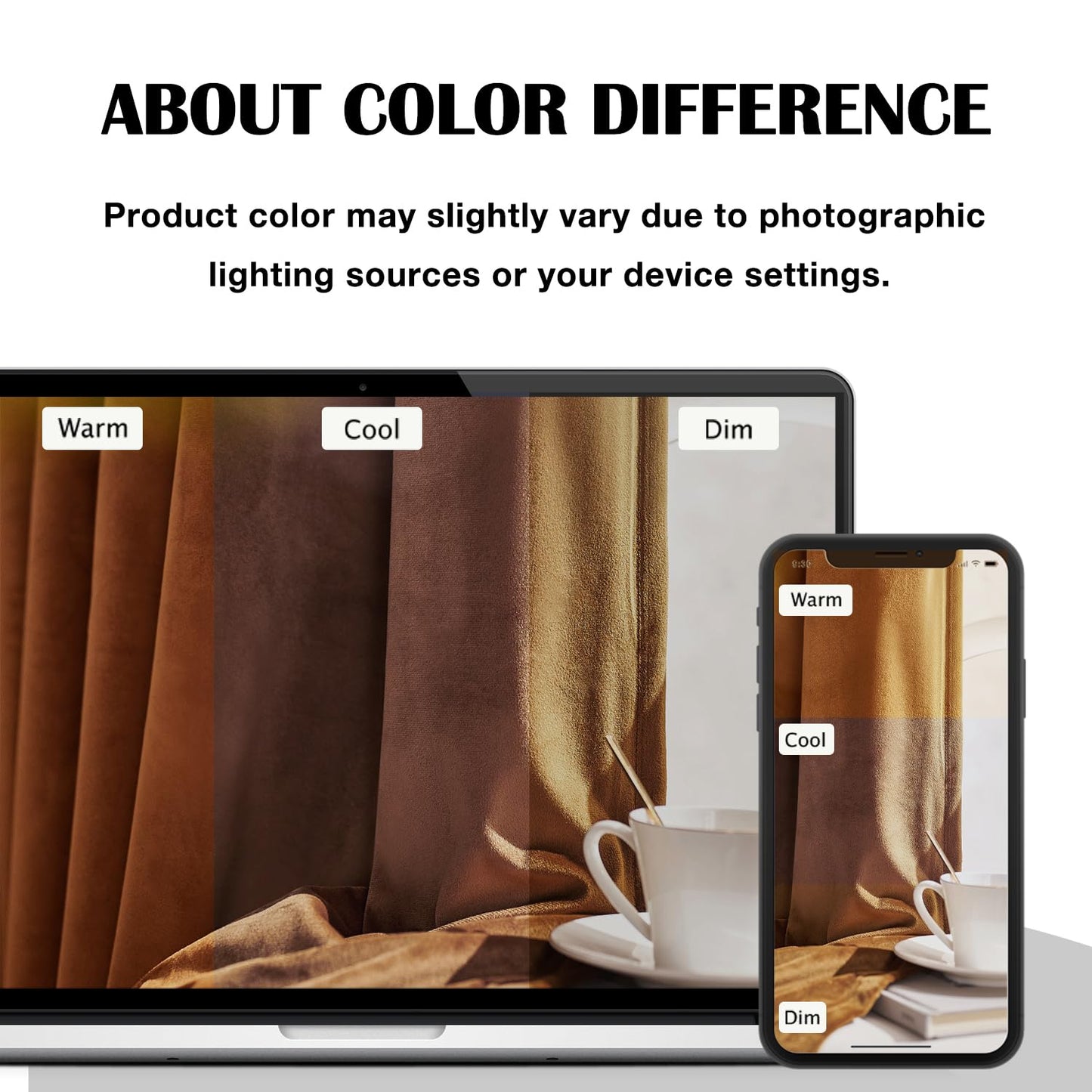 Lazzzy Velvet Blackout Curtains Brown Thermal Insulated Curtains 84 Room Window Drapes Super Soft Luxury Curtains for Living Room Bedroom Rod Pocket 2 Panels 84 Inch Long Gold Brown