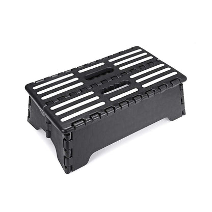 5 Inch Folding Step Stool with Non-Slip Mat. Made of Incombustible Plastic, Can Withstand Over 250 Pounds. Collapsible Step Suitable for Kitchen, Bathroom, Bedroom, Camping, Travel ect