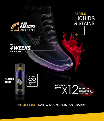 Crep Protect Shoe Protector Spray - Rain & Stain Waterproof Nano Protection for Sneaker, Leather, Nubuck, Suede & Canvas