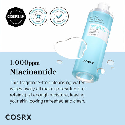 COSRX Low pH Niacinamide Micellar Cleansing Water 400 ml