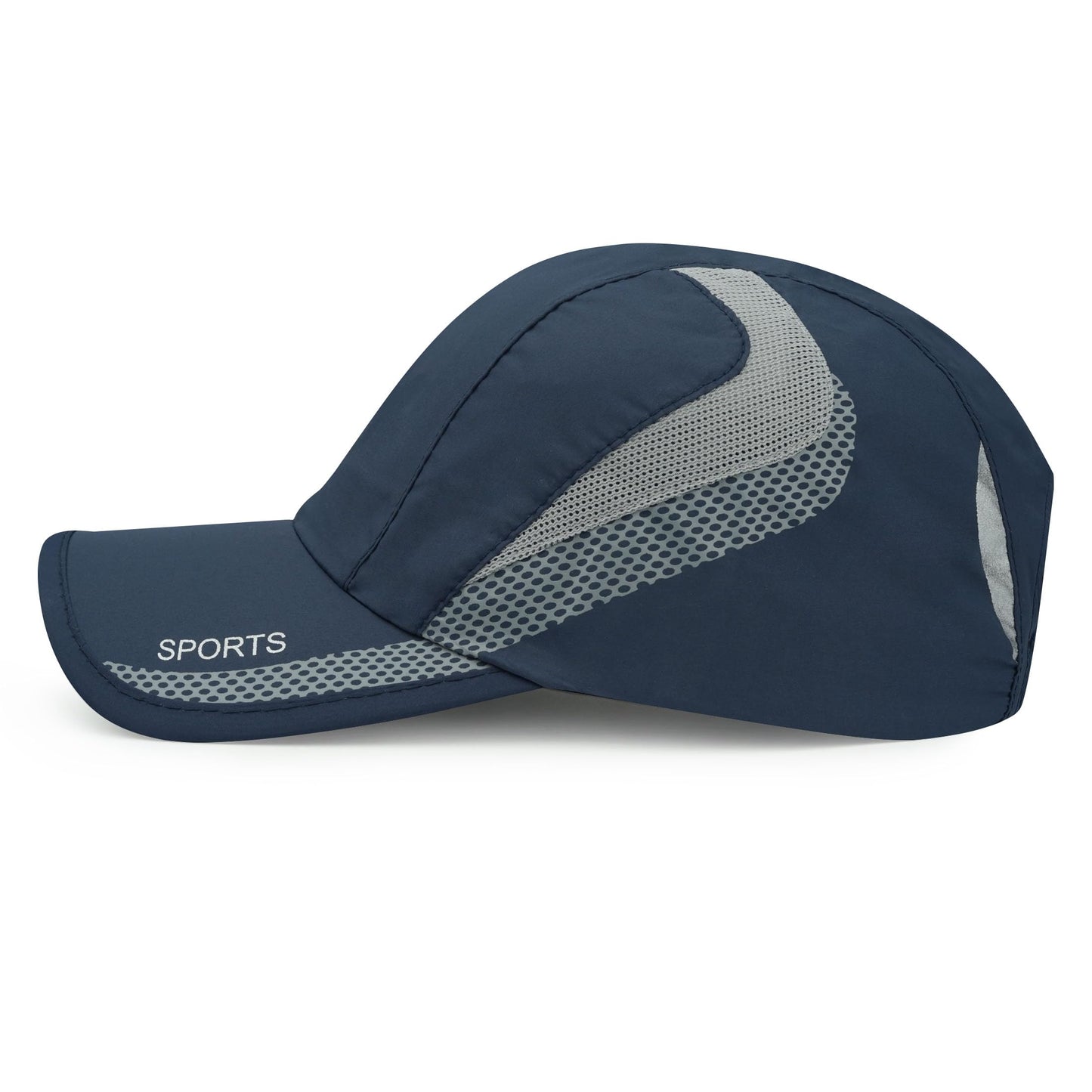 CLAPE Running Performance Hat Outdoor Sports UV Protection Baseball Cap Ultra Thin Lightweight Waterproof Quick Dry Portable Mesh Hat Dark Blue