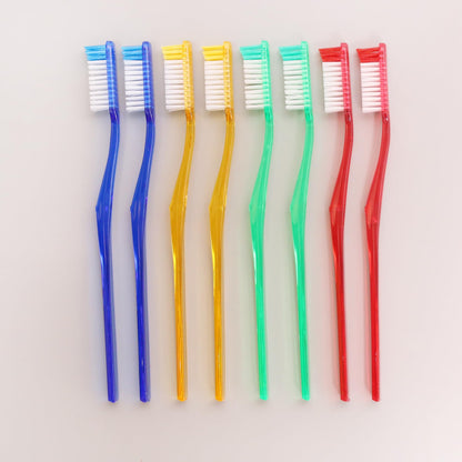 DR.PERFECT Adult Smoker's Toothbrush Super Hard & Firm Bristles Pack of 12