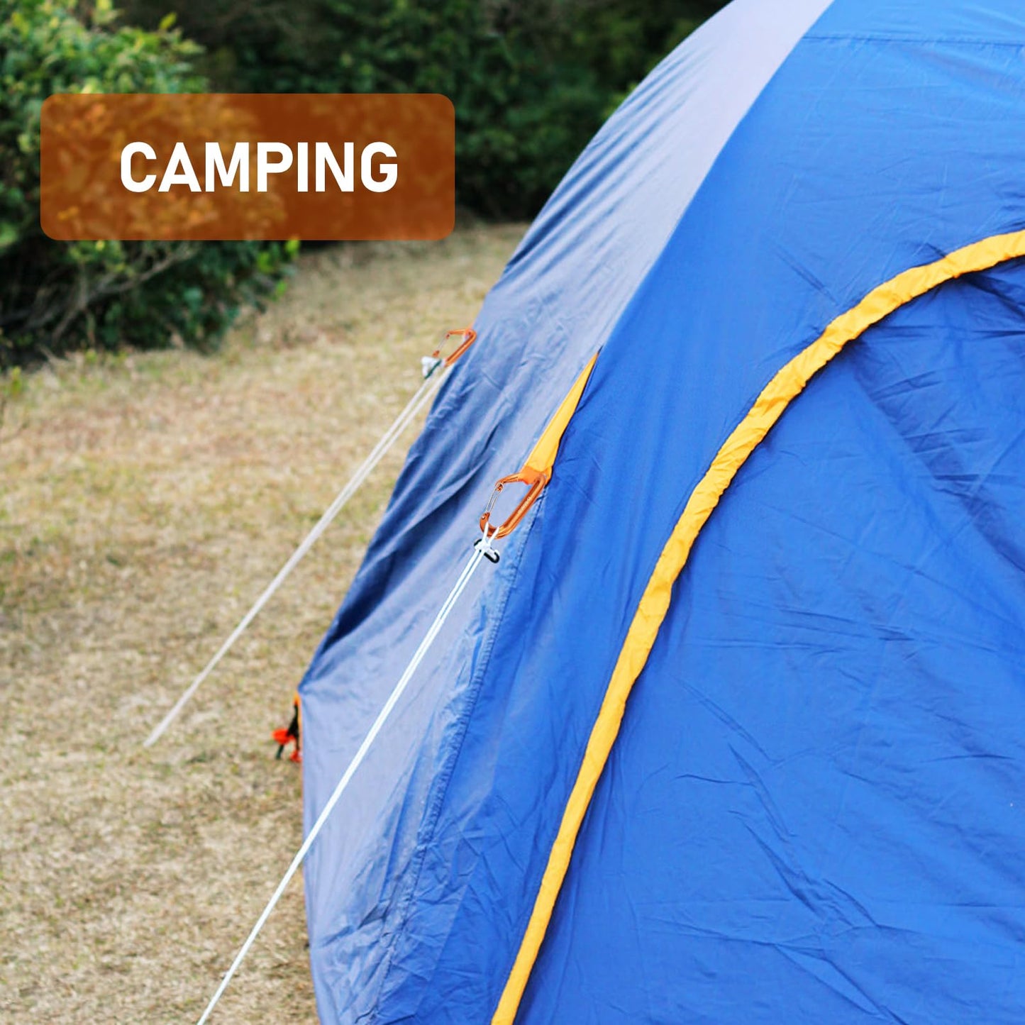 L-Rover Carabiner,12KN Lightweight Heavy Duty Carabiner Clips,Aluminium Wiregate Caribeaners for Hammocks,Camping, Key Chains, Outdoor and Gym etc,Hiking & Utility