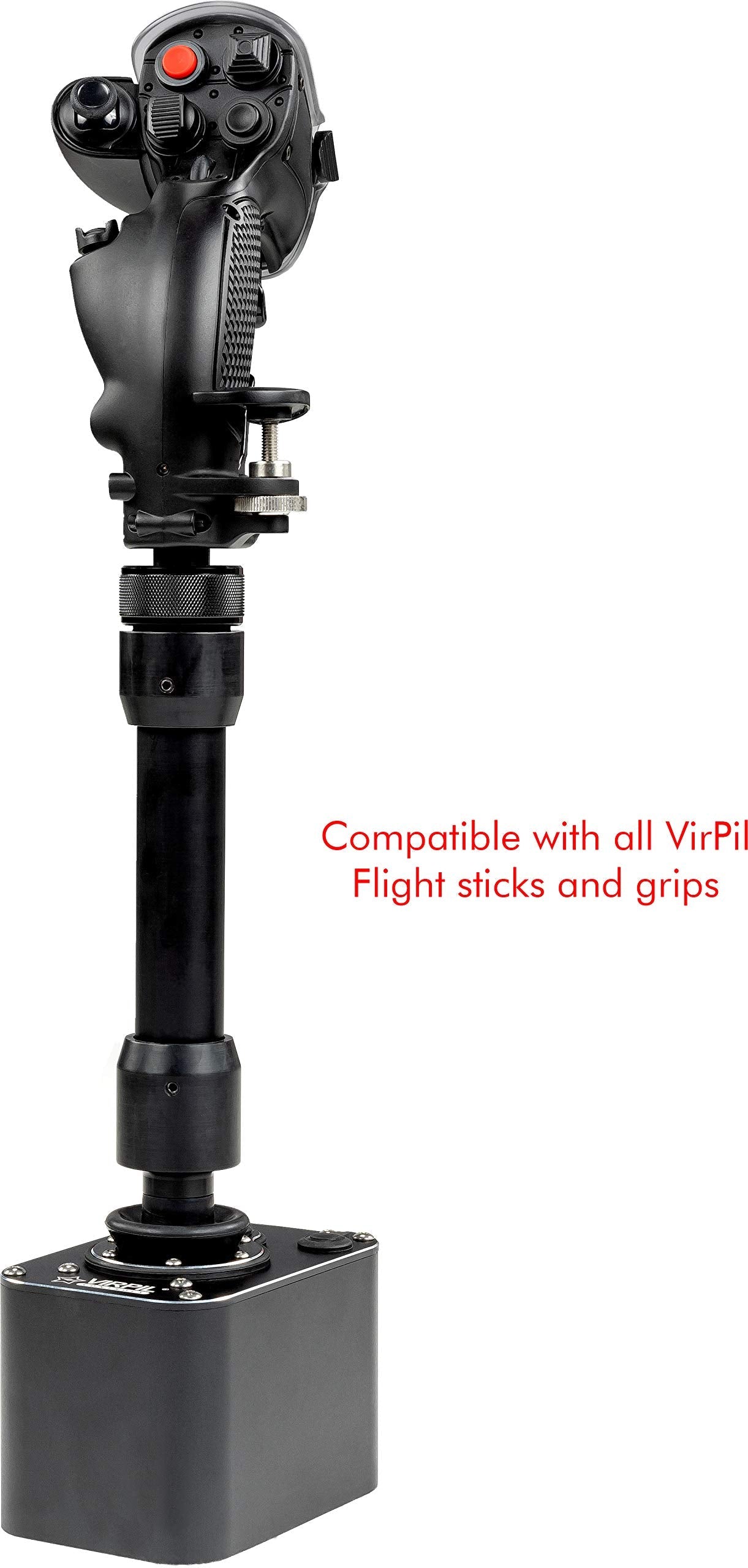 Flight Stick Grip Extension Kit Configuration #7 Compatible with Thrustmaster Warthog, F-16C Viper HOTAS, F/A 18, VirPil, WinWing and Moza AB9 Flight Sticks And Bases