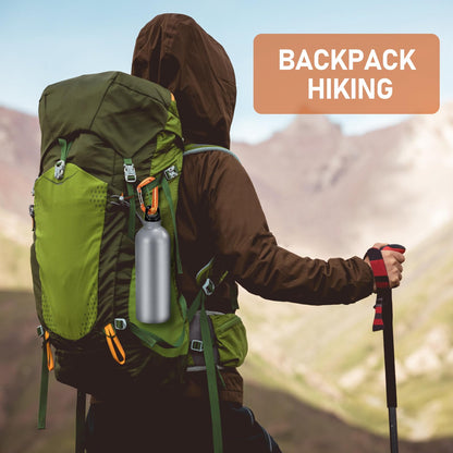 L-Rover Carabiner,12KN Lightweight Heavy Duty Carabiner Clips,Aluminium Wiregate Caribeaners for Hammocks,Camping, Key Chains, Outdoor and Gym etc,Hiking & Utility