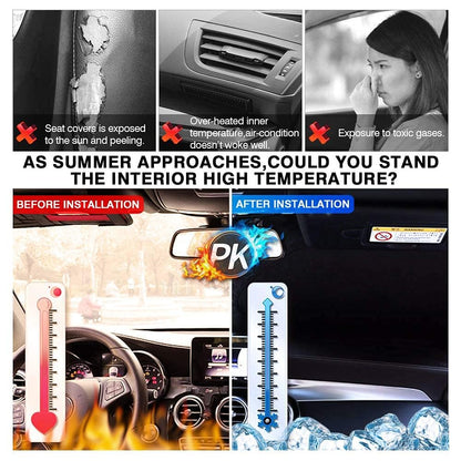 KUST Windshield Sun Shade for 2020-2025 Ford Explorer Accessories, Custom Fit Car Front Sunshade Foldable Window Sun Visor Protector Blocks UV Rays Keep Your Car Cooler