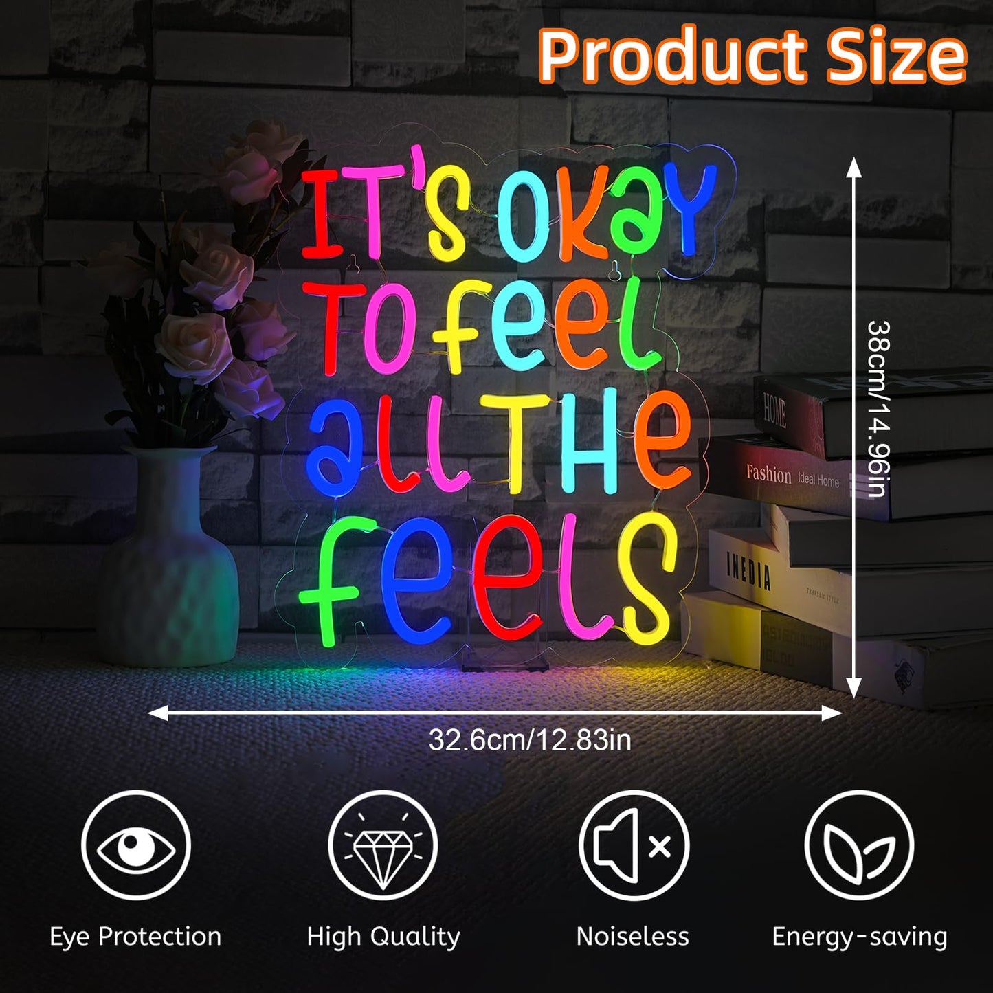 This Must Be The Place Neon Sign Warm White Letter Led Signs for Wall Decor Usb Word Light Up Signs for Bedroom Salon Man Cave Beer Home Bar Wedding Birthday Party Decor Gifts