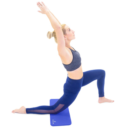 ProsourceFit Extra Thick Yoga Knee Pad and Elbow Cushion 15mm (5/8”) Fits Standard Mats for Pain Free Joints in Yoga, Pilates, Floor Workouts