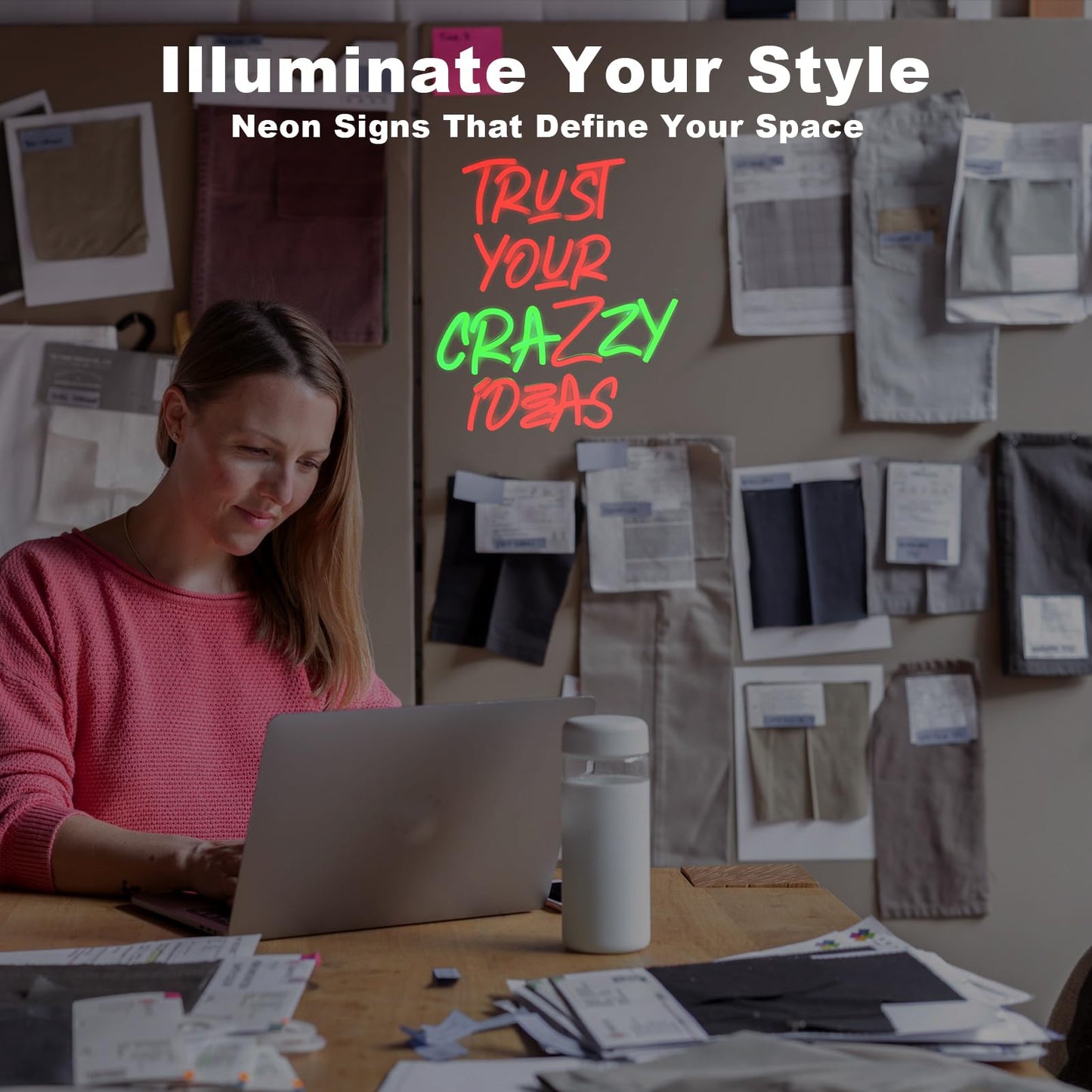 This Must Be The Place Neon Sign Warm White Letter Led Signs for Wall Decor Usb Word Light Up Signs for Bedroom Salon Man Cave Beer Home Bar Wedding Birthday Party Decor Gifts