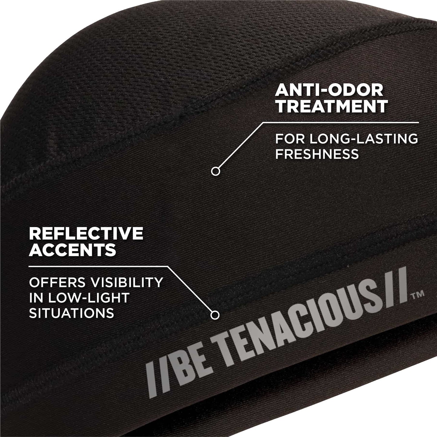 Ergodyne Chill Its 6632 Cooling Skull Cap, Sweat Wicking Helmet Liner, UPF 50 Sun Protection