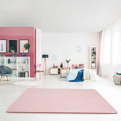 Large Yoga Mat (6'x4') – 1/4" & 1/2" Thick Exercise Mats for Home Workout, Extra Wide Workout Mats for Home Gym, Yoga, Pilates, Stretching, Floor & More