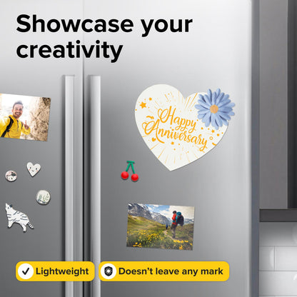 Hyper-Sticky Magnets with Adhesive Backing - 110pcs 0.8x0.08 Strong Magnetic Squares for Whiteboard Fridge - Science Education Magnets - Easy-to-Cut Stickers - Teacher Must Have - Teacher Supplies